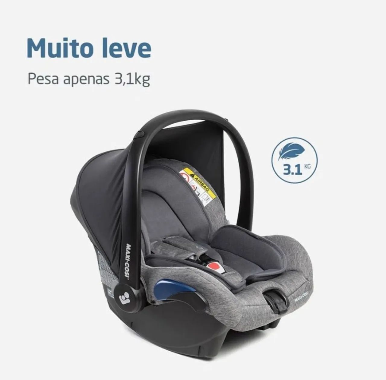 Bebê Conforto Maxi-Cosi, Citi², com Base, Select Grey - Foto 5