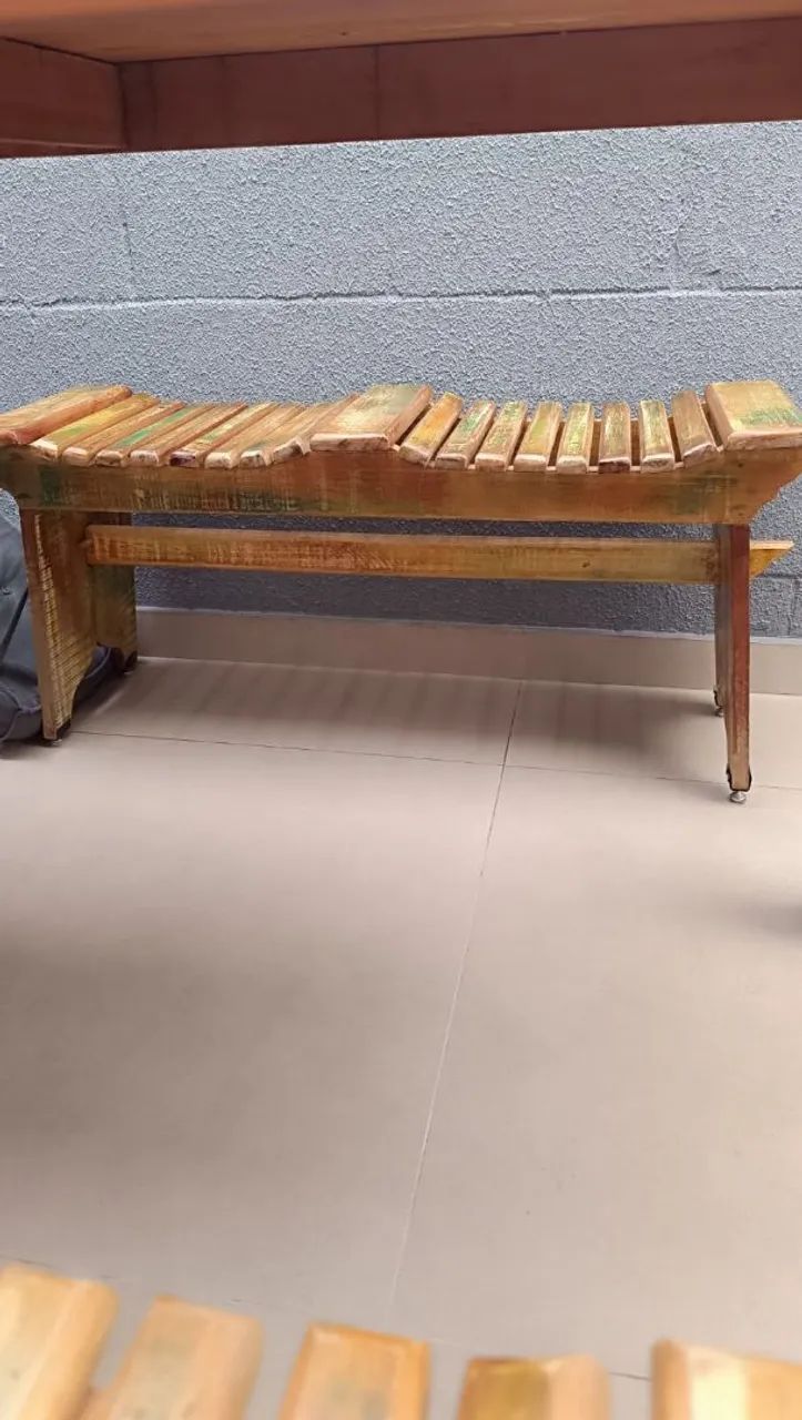 Mesa rústica 1,60 x 0,70 - Foto 4