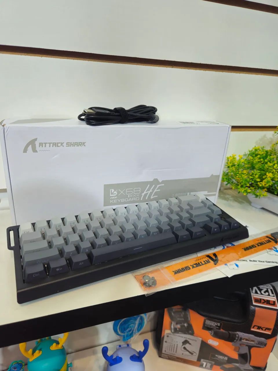 Teclado Gamer Magnético Attack Shark USB - Foto 2
