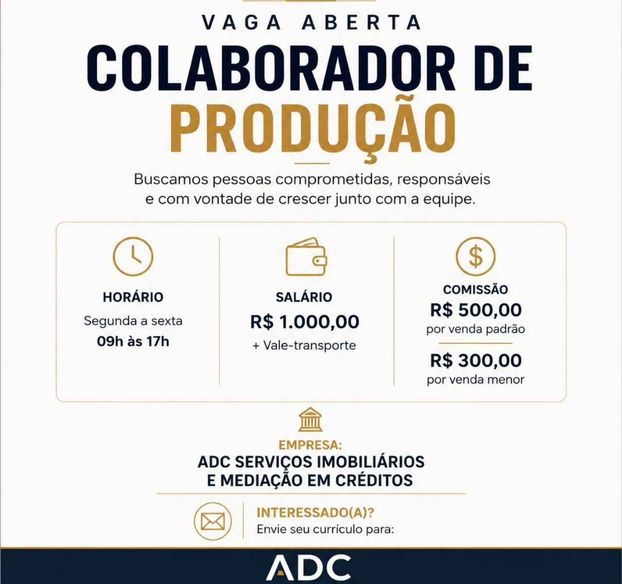 Auxiliar de Produção 