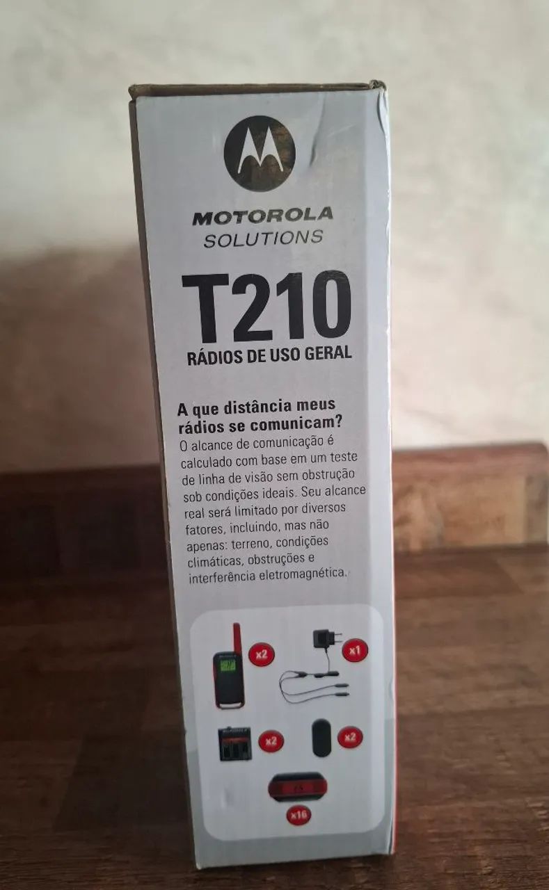 Rádios Motorola T210BR Novos - Foto 3