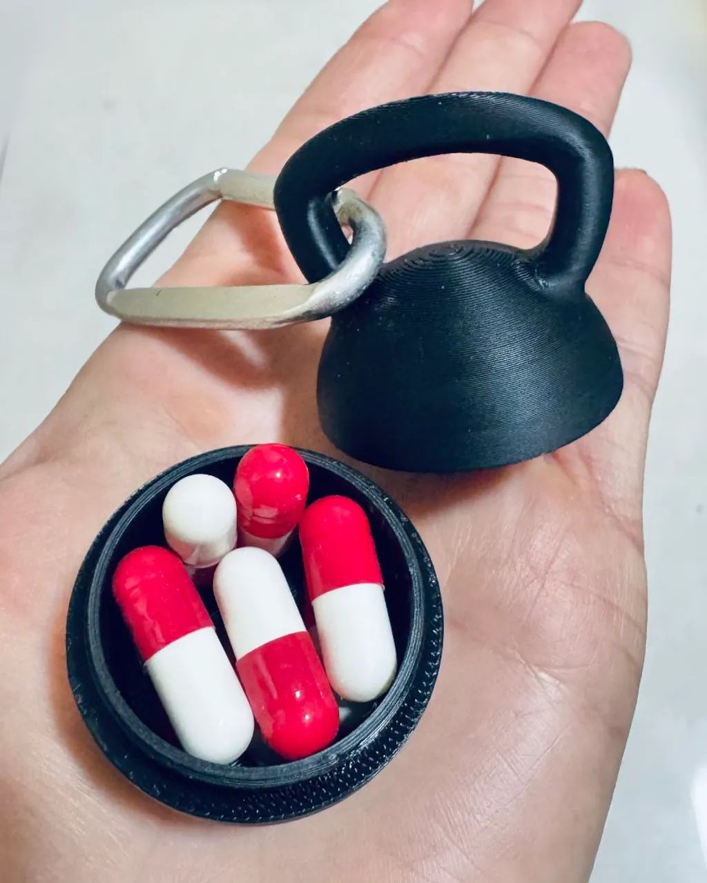 Chaveiro com compartimento para academia  - Foto 3