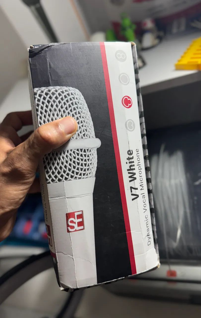 MICROFONE V7 White SE ELETRONICS