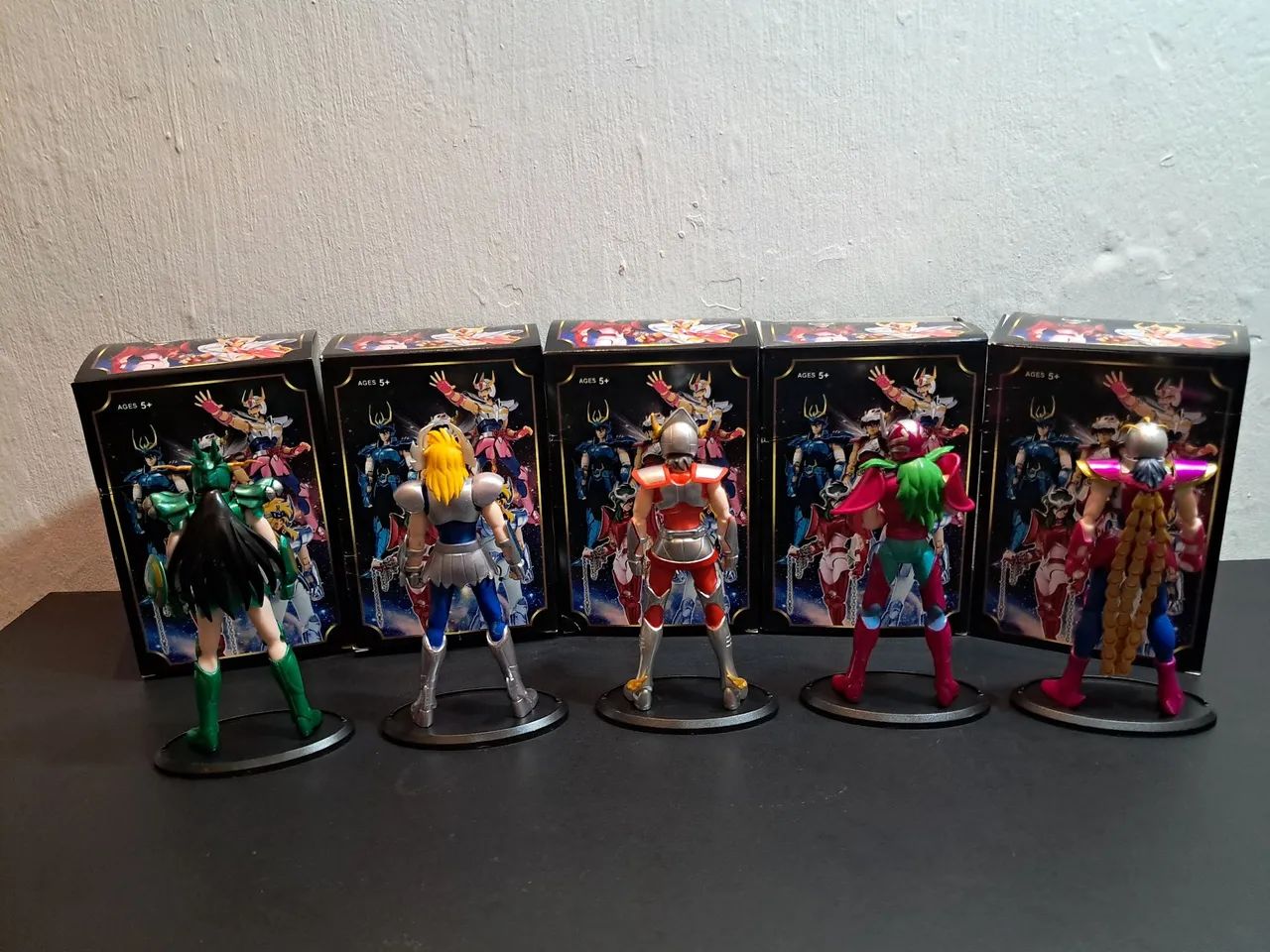 Kit 5 Action Figure Cavaleiros do Zodíaco - Foto 2