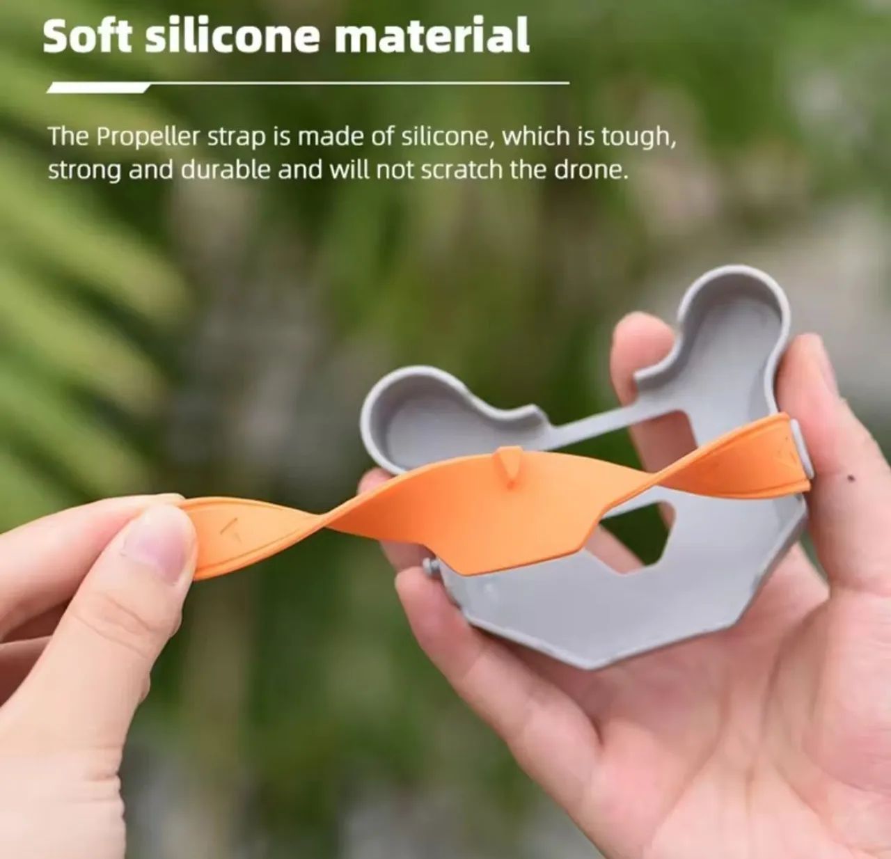 Suporte Hélice Para Drone Dji Mini 4k/mini 2/SE Cor -Laranja - Foto 2