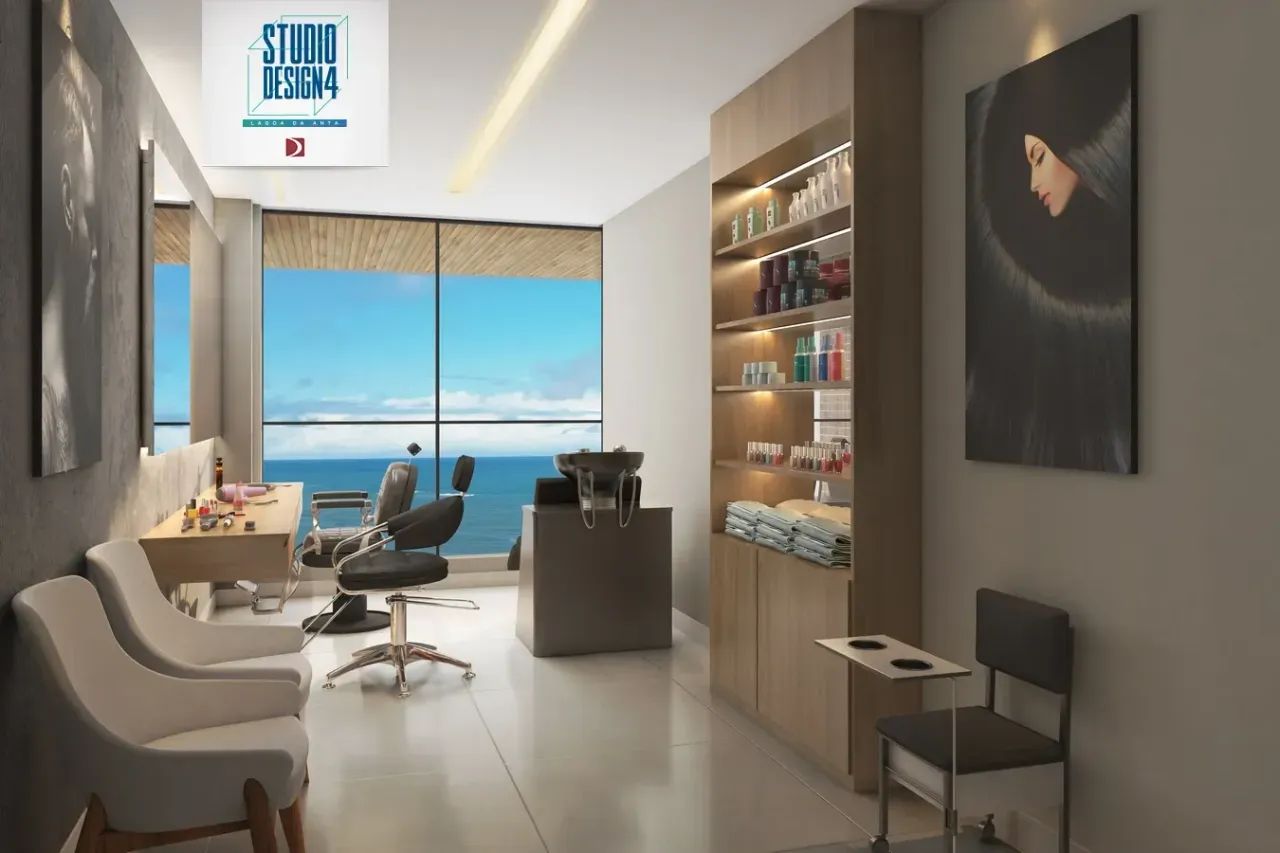 Apartamentos  Tipo Studio, quarto e sala e dois quartos de frente para o mar de Cruz das A - Foto 5