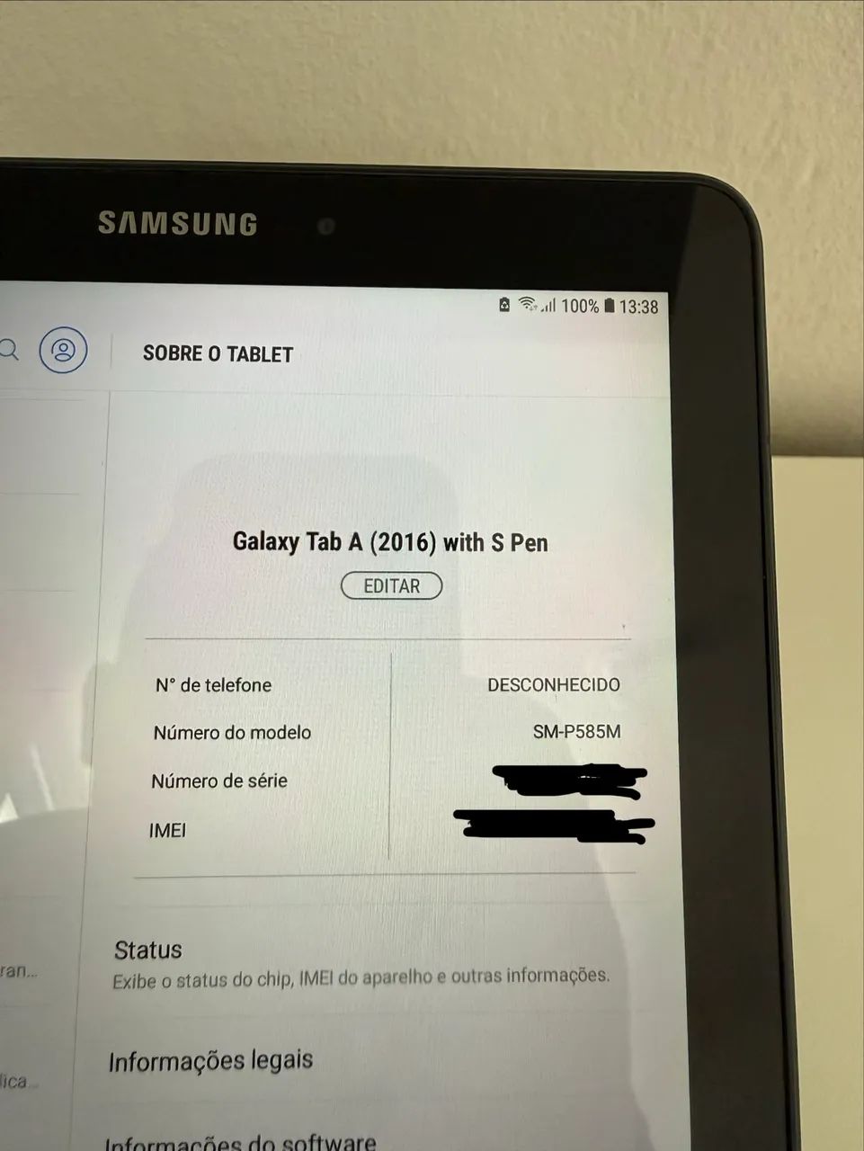 Tablet Samsung Tab A6 com SPen. (Estado de novo). - Foto 4