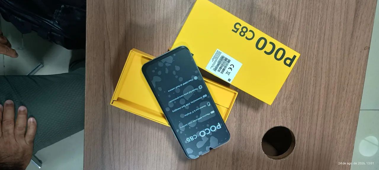POCO C85 256GB Verde + Capa Original Nova + Caixa - Foto 2