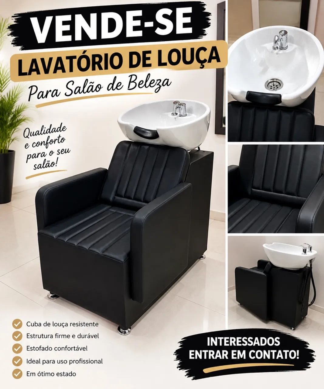 Vendo lavatório de louça 