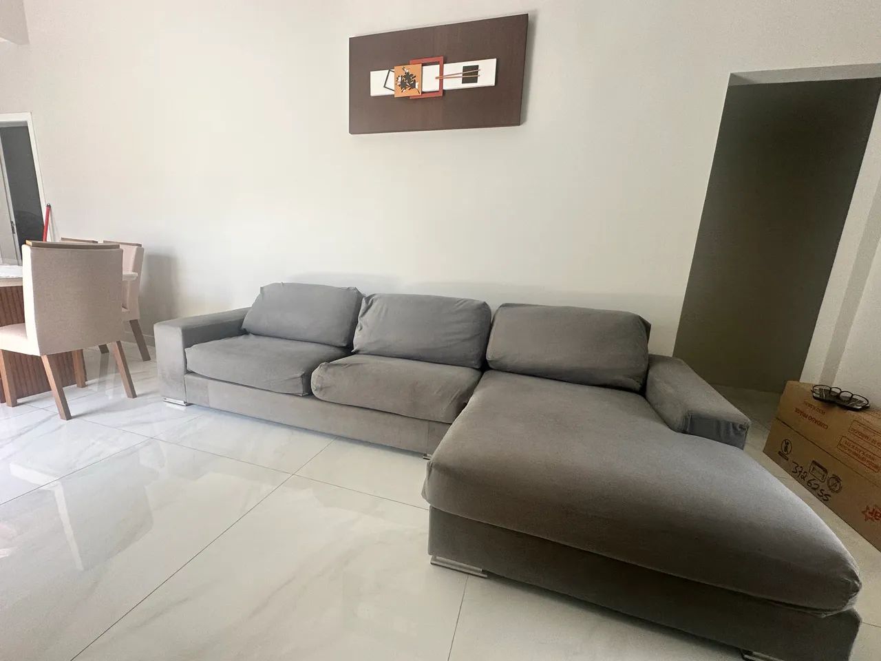Vendo sofá com chaise  - Foto 3