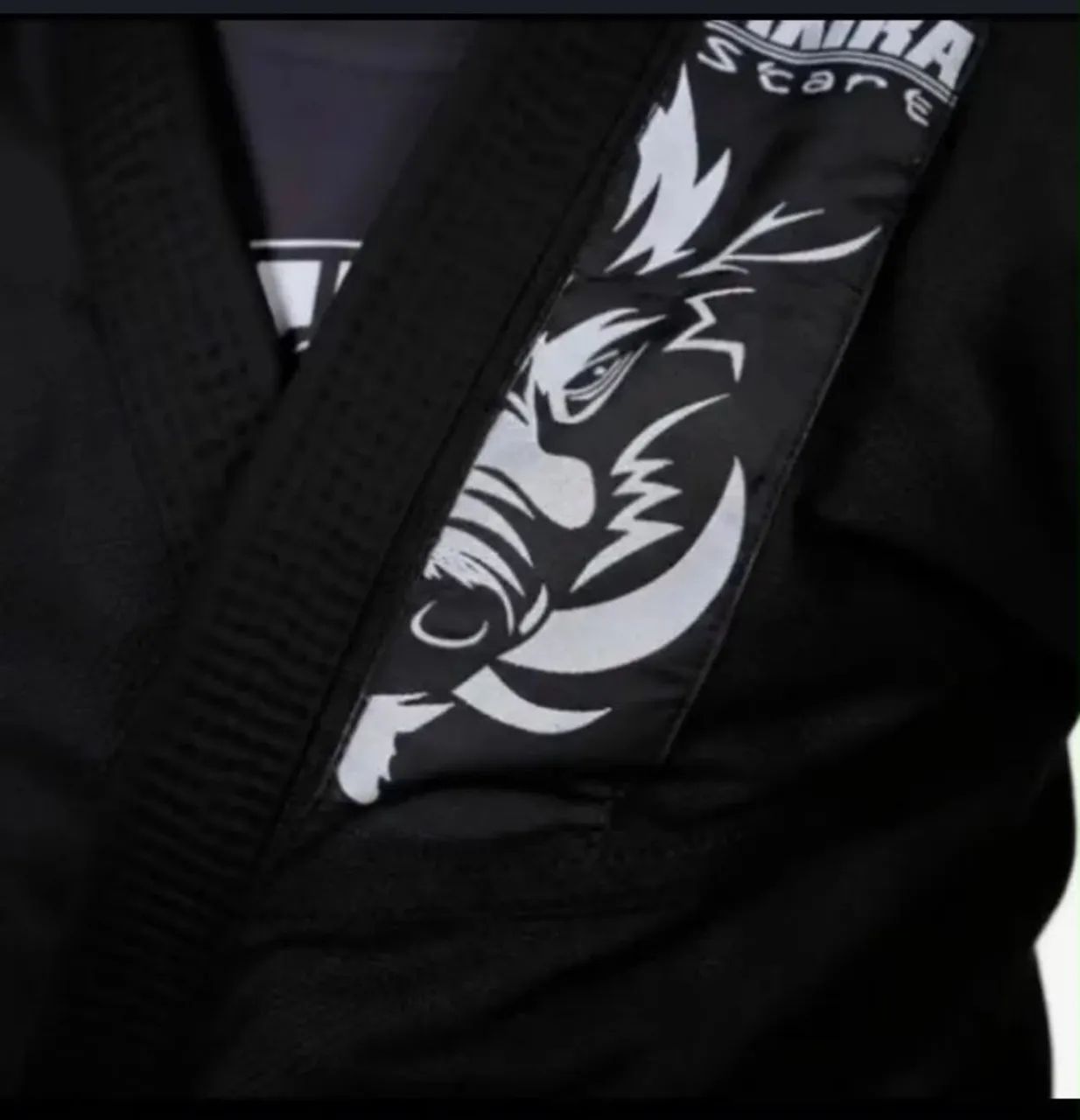 Kimono akira + faixa branca  - Foto 2