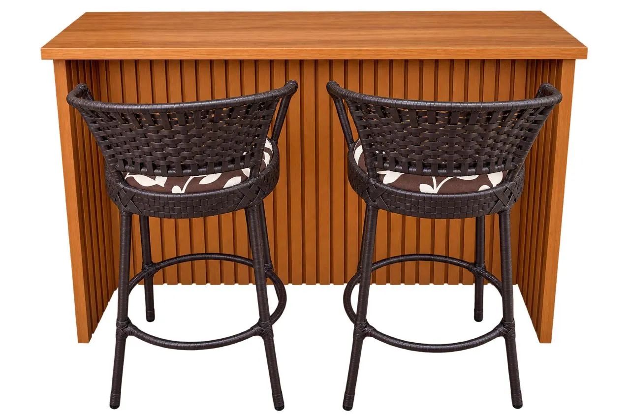 Balcão com 2 banquetas