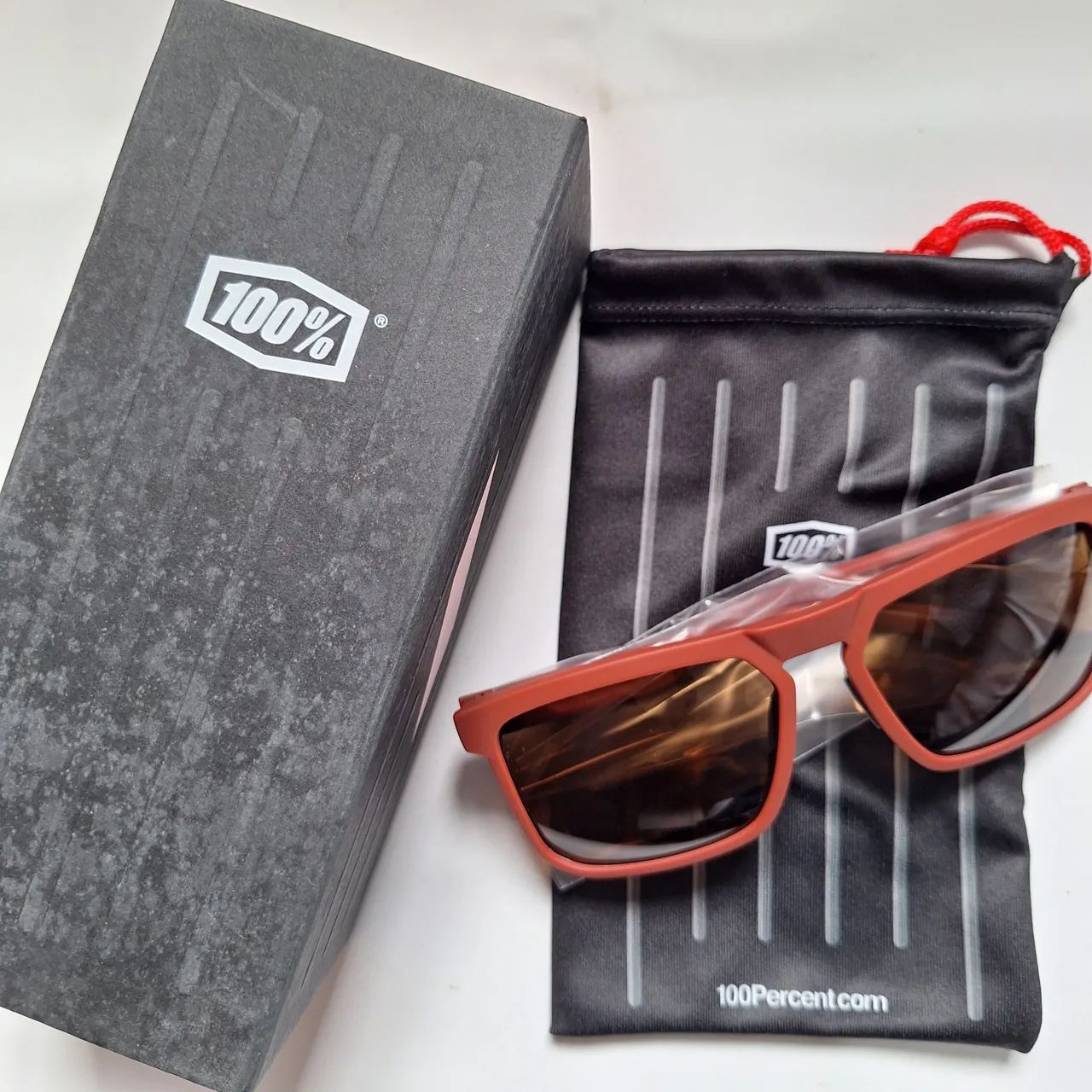 Oculos 100% Renshaw soft tact crimson