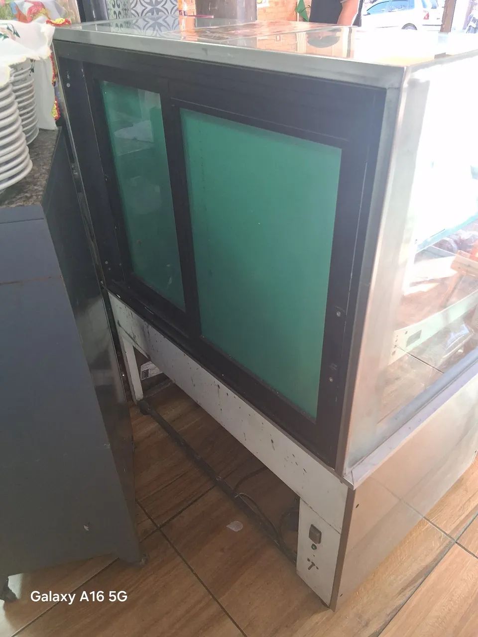 BALCÃO INOX VITRINE AQUECIDO 220V - Foto 4