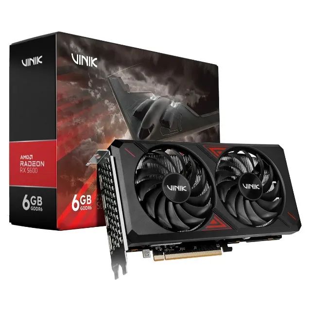 Placa de Vídeo RX 5600 6GB GDDR6 192-bit Dual Fan - Alto Desempenho para Games