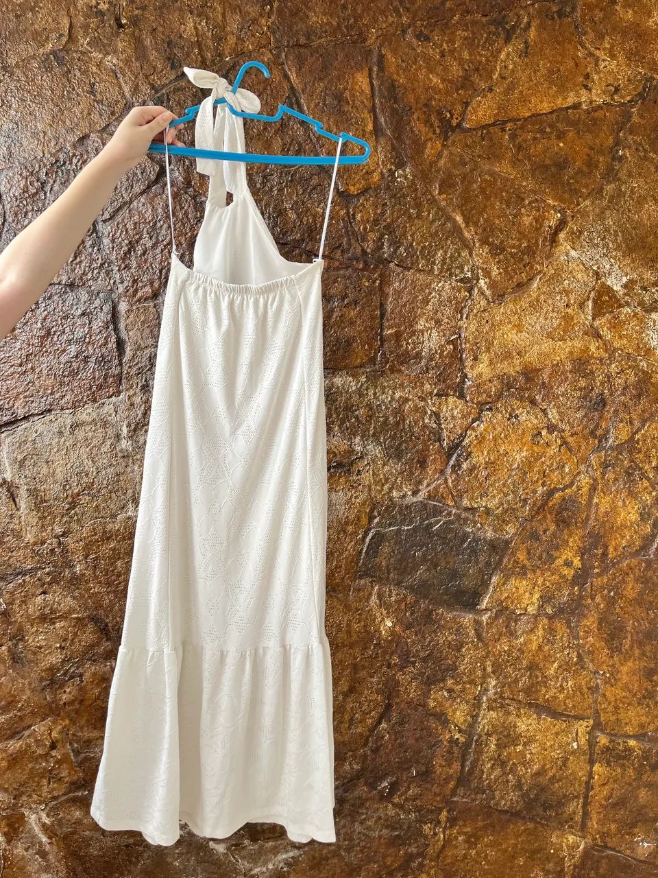 Vestido longo branco Renner