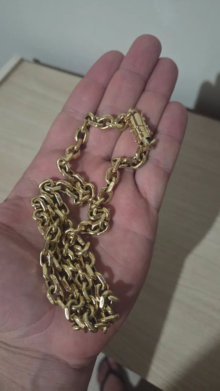 Cordão ouro 18k - Foto 2