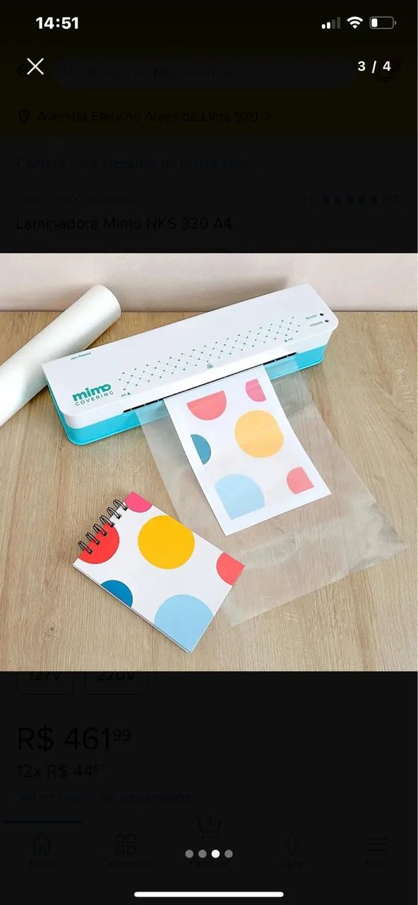 Laminadora mimo covering