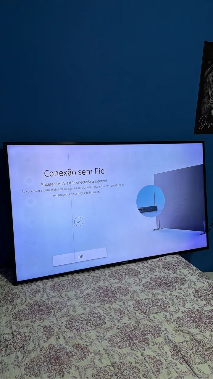 TV Samsung 4k 50 polegadas - Tem uma listra imperceptível | Funcionando perfeitamente  - Foto 3
