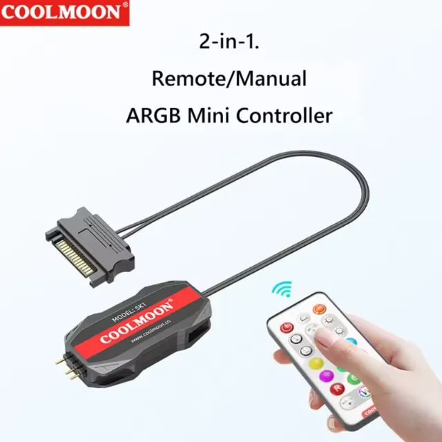 Controladora ARGB Coolmoon Mini - Foto 2