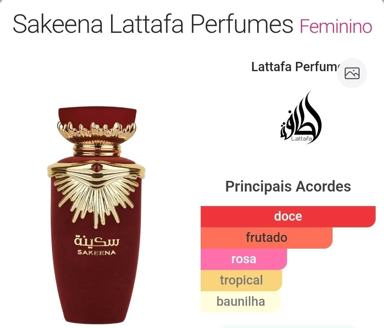 Lataffa SAKEENA original e lacrado - Foto 4