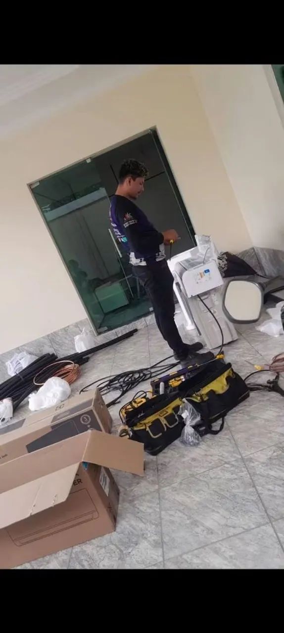 Final de ano limpeza de split ar caixa 