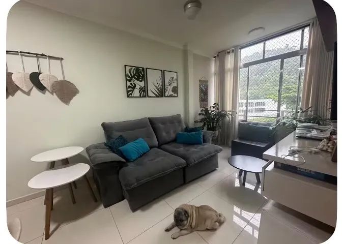 Oportunidade!! Apartamento mobiliado a apenas 200 metros da Praia da Enseada - Guarujá