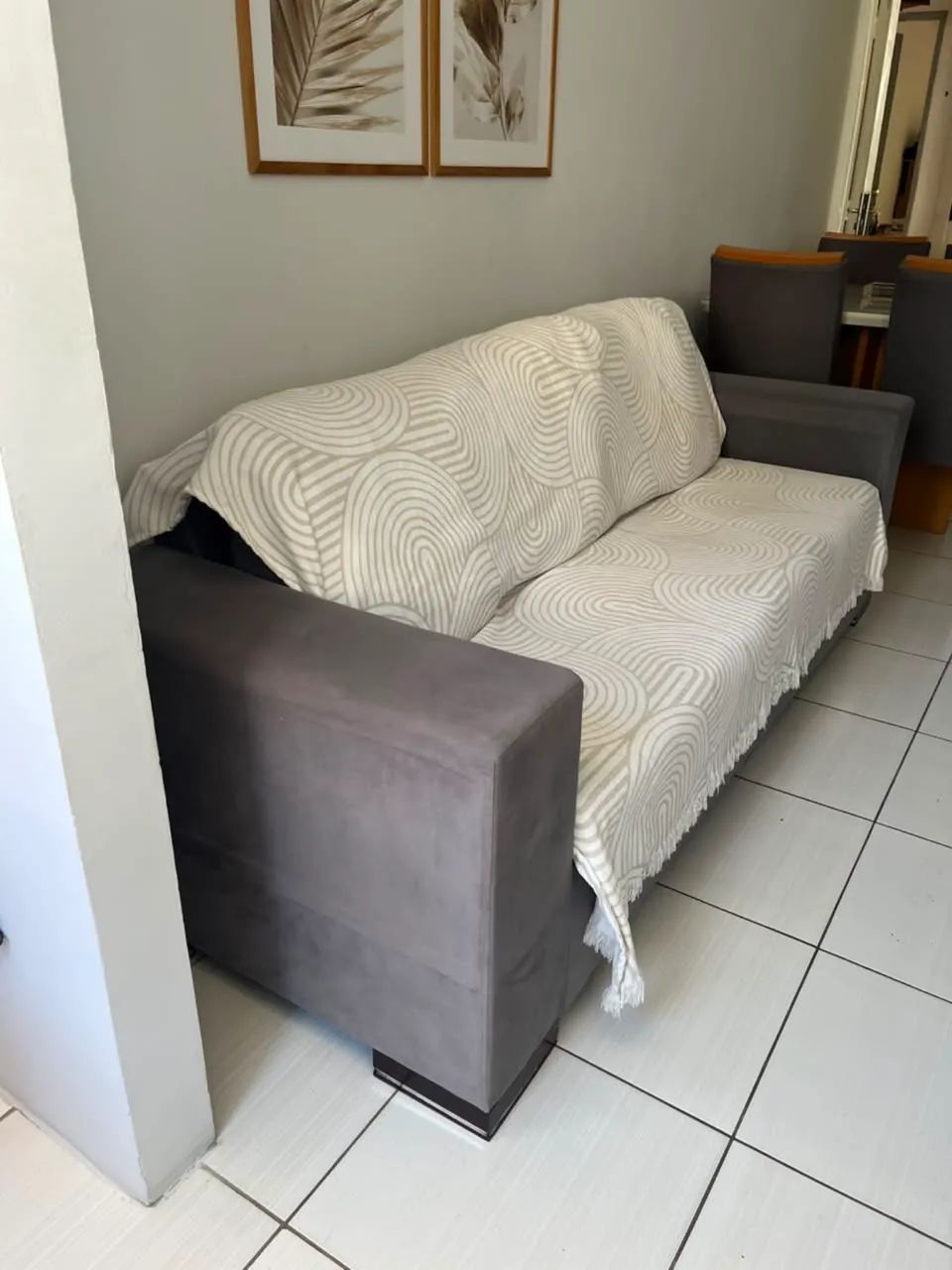 Sofá 3 lugares fixo - Foto 4