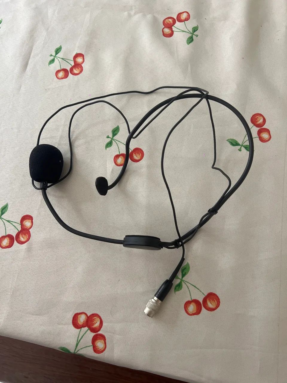 Microfone dinâmico headset audio technica 