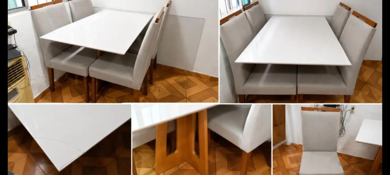 Mesa com 4 cadeiras