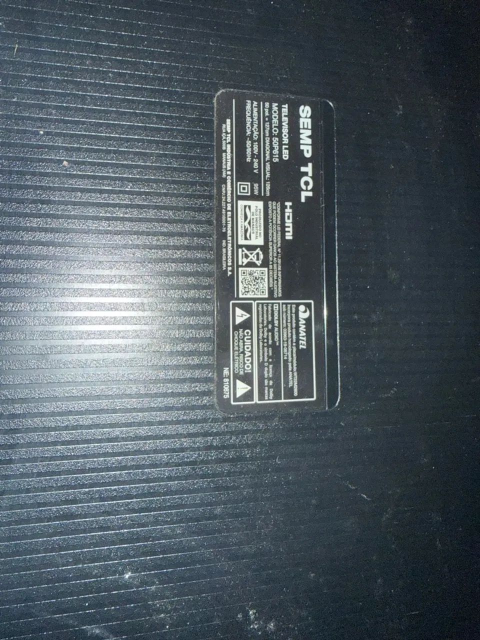 Tv TCL 50 polegadas Google TV Com defeito  - Foto 3