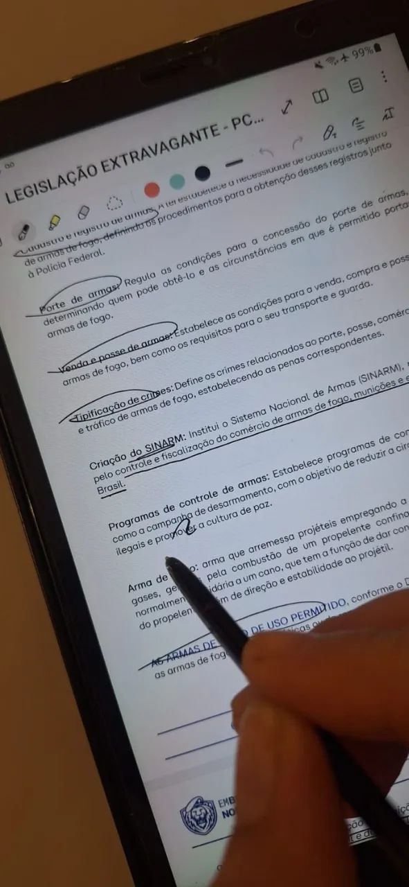 TABLET SAMSUNG TAB A COM CANETA - CONTÉM MARCAS DE USO - Foto 3