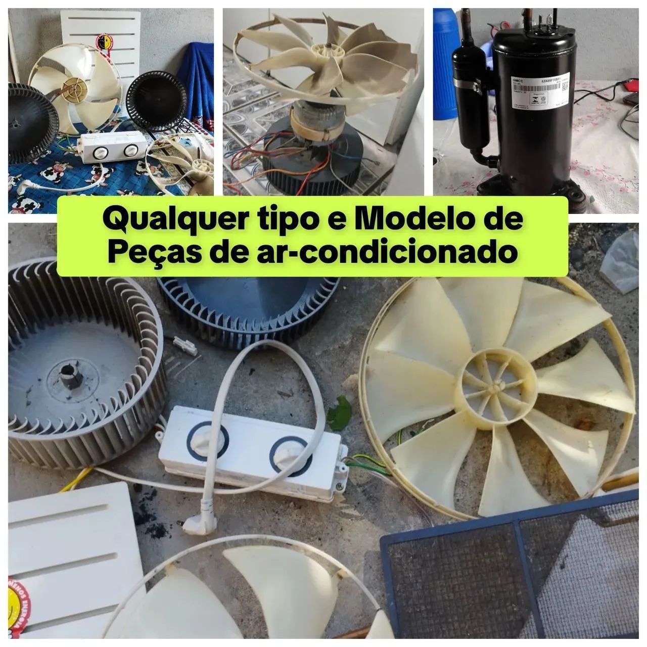 Peças de ar condicionado usado em geral