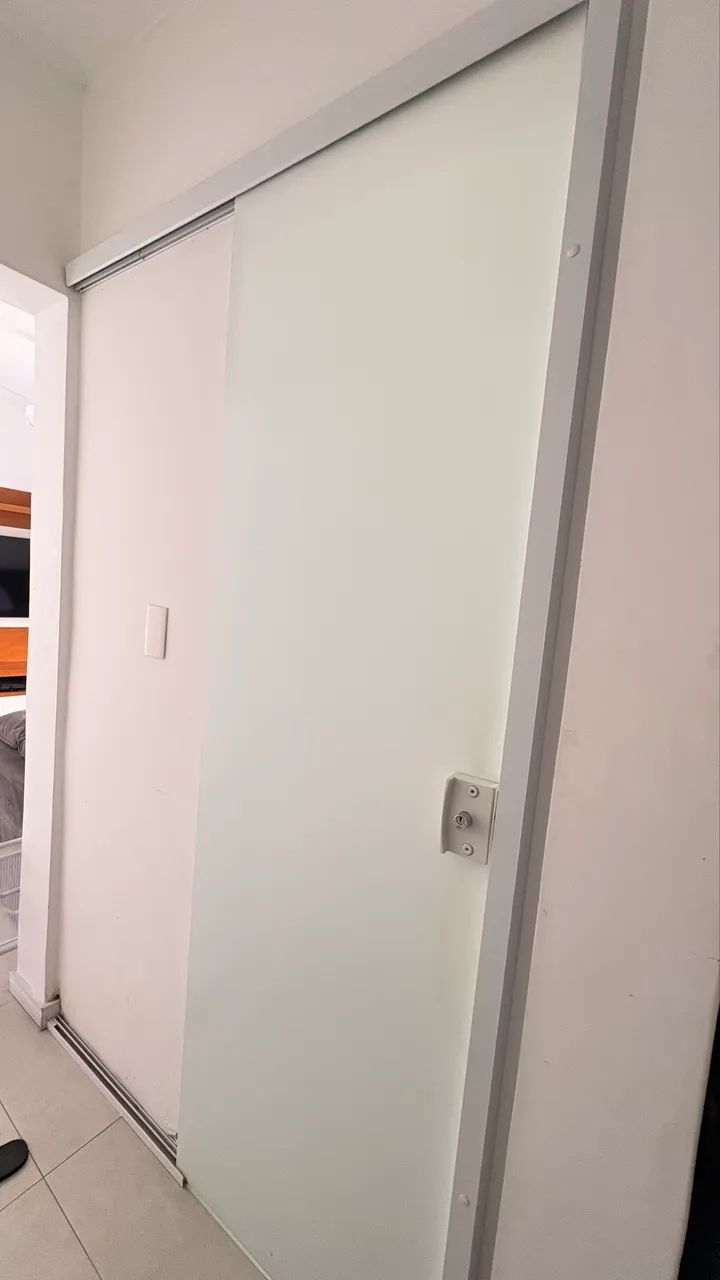 Porta de correr de blindex 