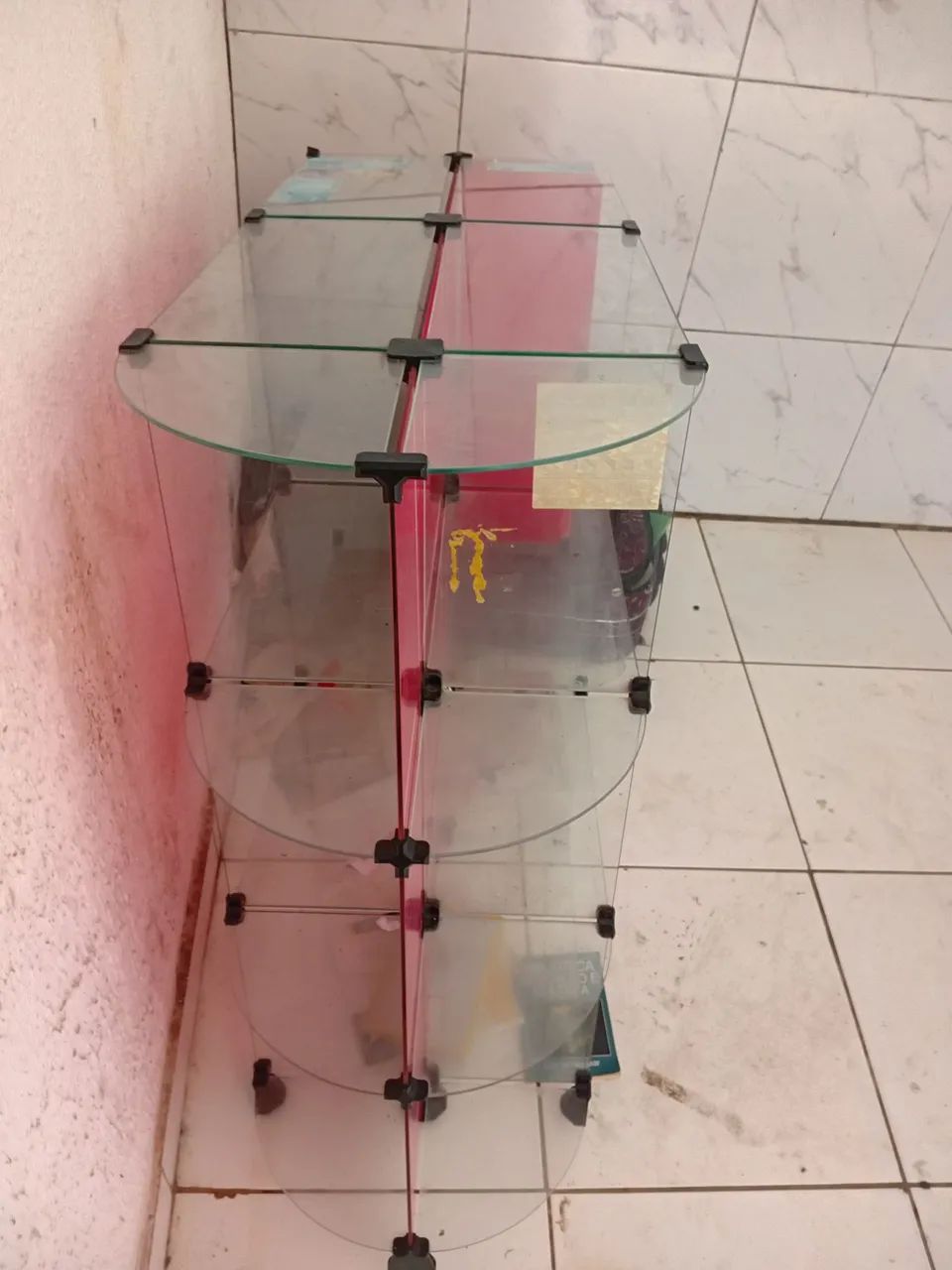 Gôndola Modulado Em Vidro - 1,00 X 1,00 X 0,40 - Foto 2
