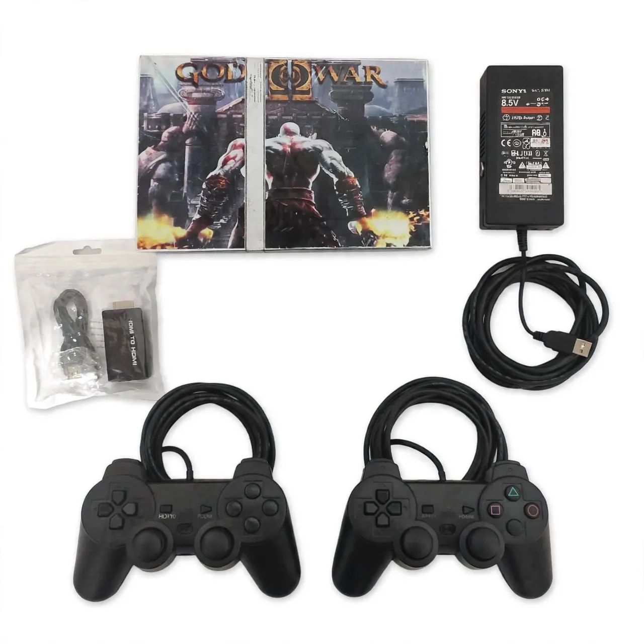 Console Playstation 2 Prata completo 