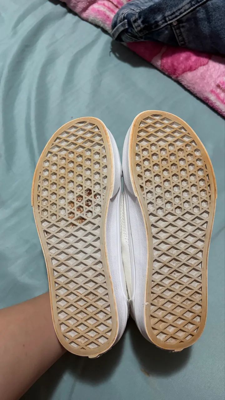 Tênis vans old Skool branco - Foto 3
