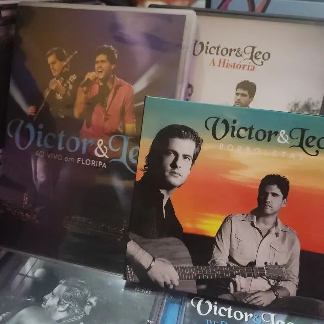 Kit CDs e DVDs Victor e Leo (11 itens) - Foto 5