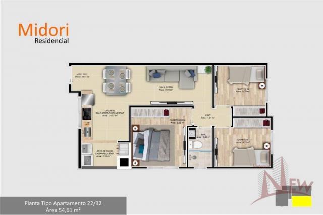 Apartamento 03 quartos no Parque da Fonte, São José dos Pinhais - Foto 10