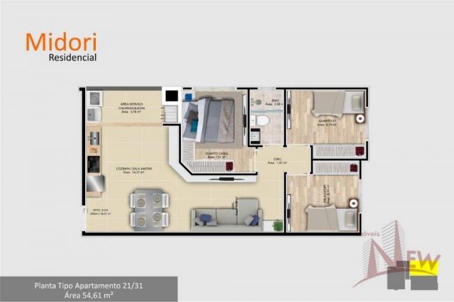 Apartamento 03 quartos no Parque da Fonte, São José dos Pinhais - Foto 14