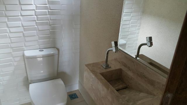 Lançamento! Casa de 3 Suítes, Piscina, Churrasqueira em Cond Fechado - Foto 13