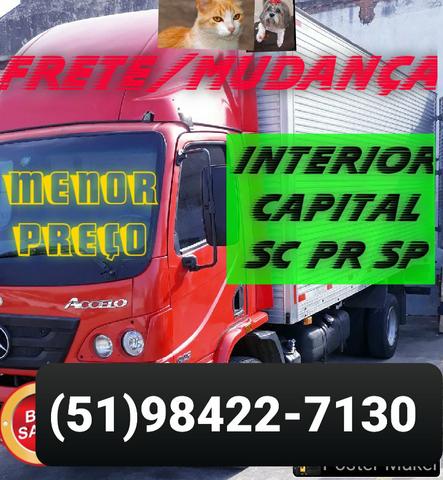 FRETE MUDANÇAS Aproveitamento/Compartilhada (Barato)