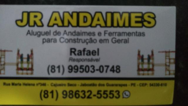 Aluguel de andaimes e escora de 3mt e 4mt *