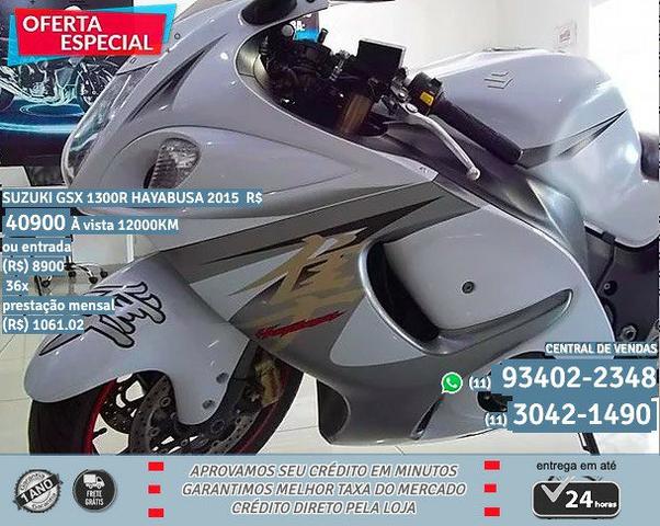 Suzuki Gsx Branco com Detalhes 2015 R$ 40999 12022 KM