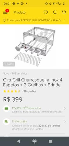 Grill rotativo