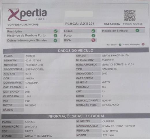 BMW X1 SDrive 18i 2.0 - 2012 - Foto 9