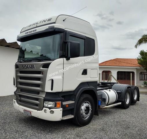 Scania R420 HighLine 2008 6x2 - Ar Condicionado - Foto 6