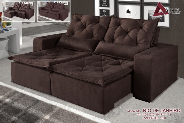 Sala sofá retrátil e reclinável - Foto 3