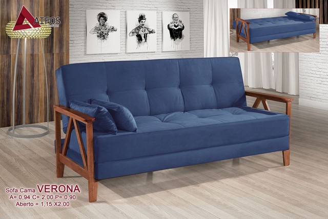 Sala quarto sofá cama