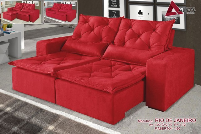 Sala sofá retrátil e reclinável - Foto 4